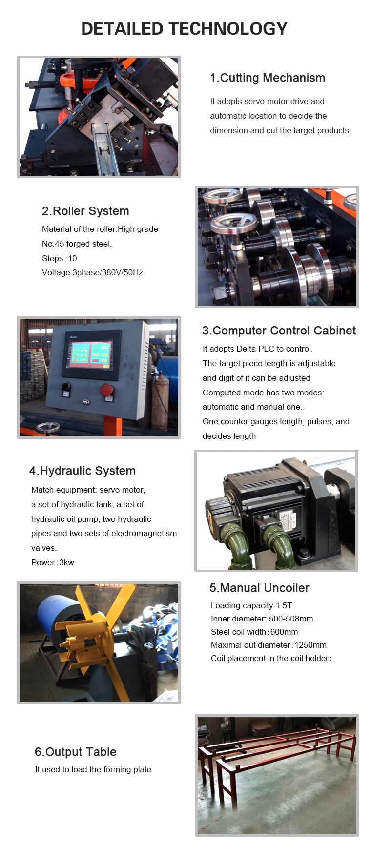 Ceiling Grid Machine, Light Gauge Steel Framing Machine, Metal Stud and Track Roll Forming Machine