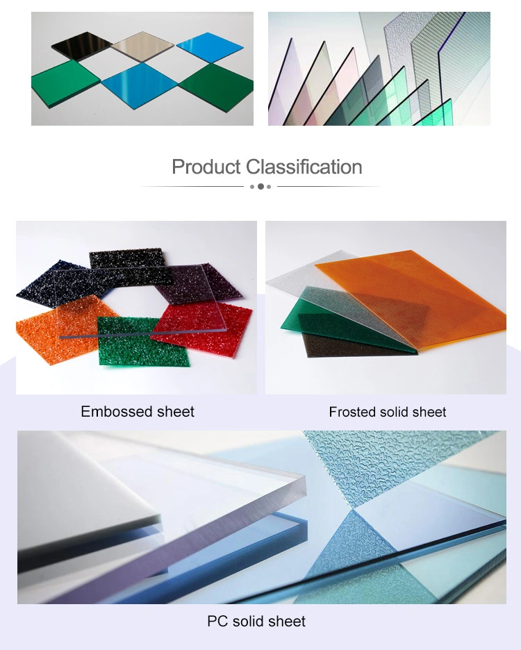 UV Protected Polycarbonate Accessories for Polycarbonate Plastic Roofing Sheet Installation