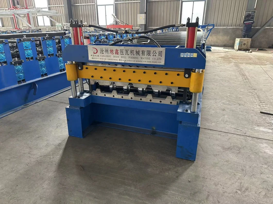 Ibr Trapezoidal Galvanized Roofing Sheet Roll Forming Machine From Botou Factory