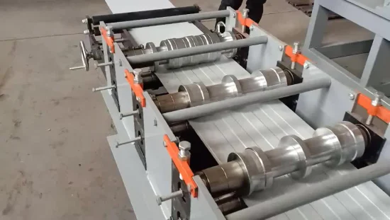 Lista de patrocinadores principais Máquina formadora de rolos de costura permanente Preço barato Máquina formadora de rolos de painel de telhado de costura vertical de metal China com alta qualidade